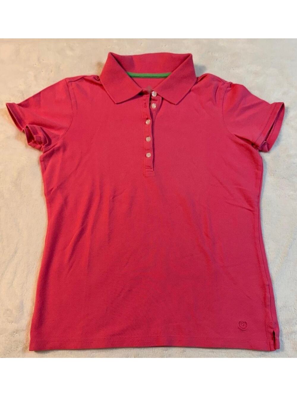 Vintage Pink Womens Izod Polo - Picture 1 of 6